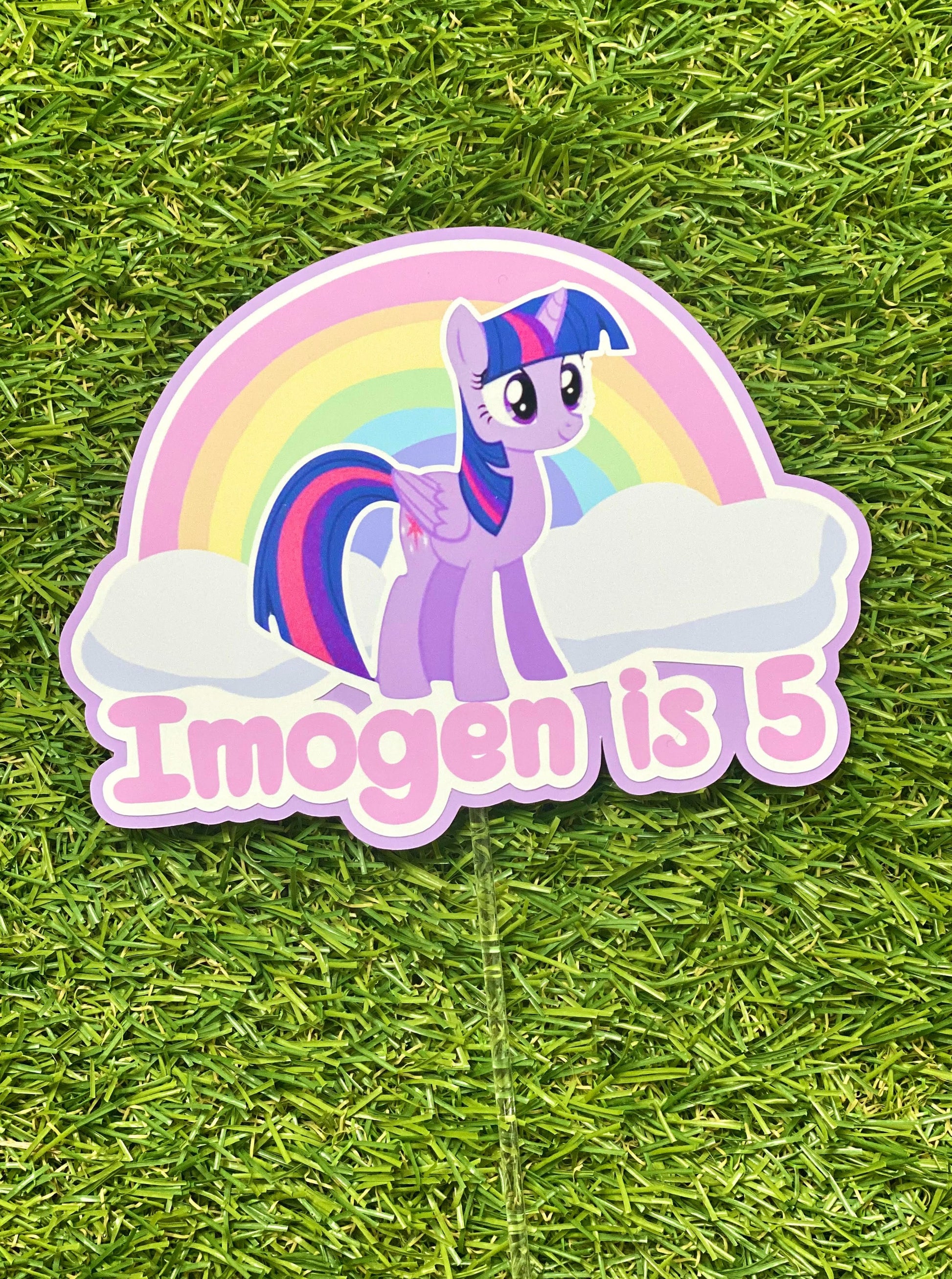 My Little Pony #2 Personalised Cake Topper