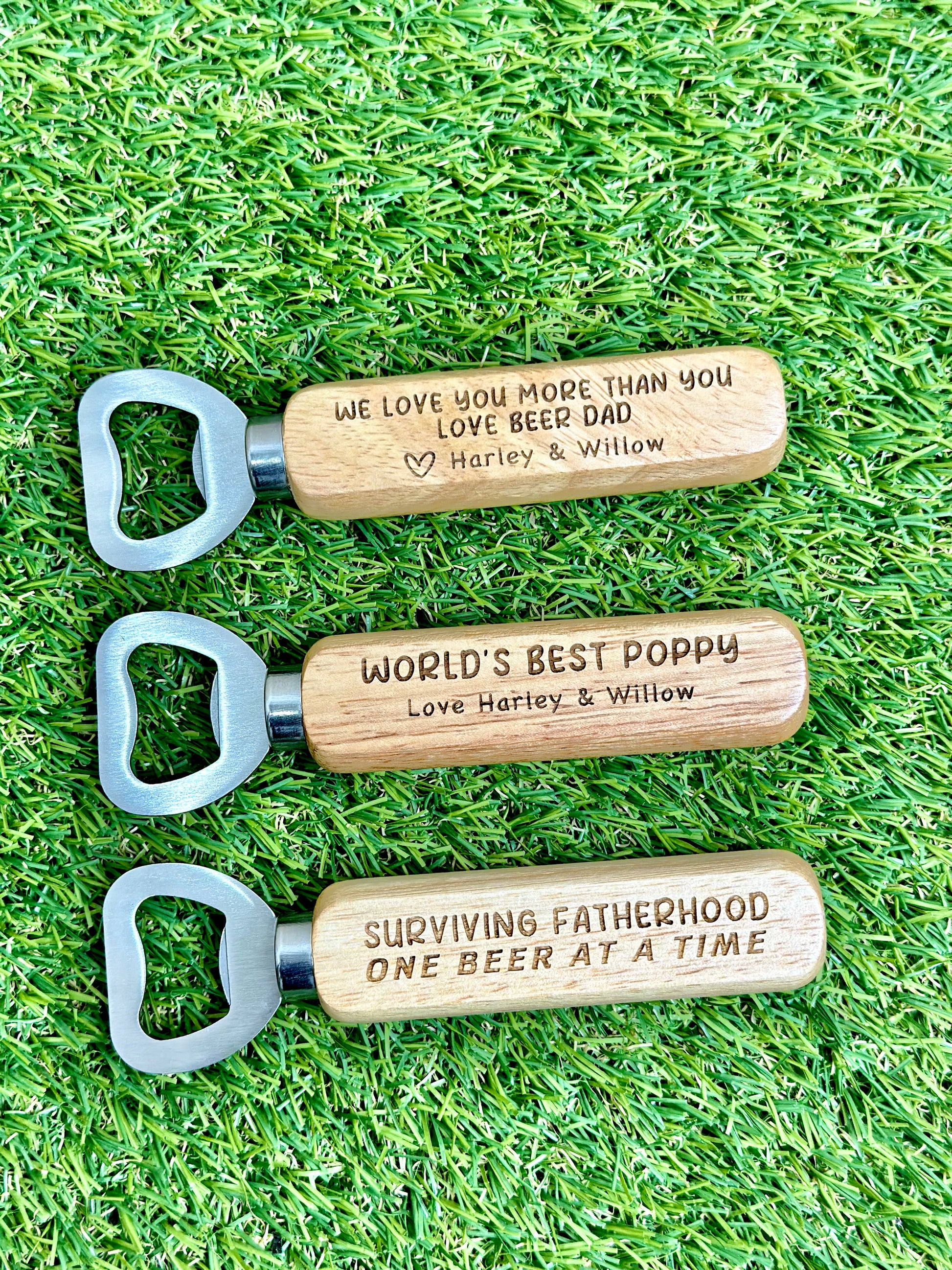 Personalised Bottle Opener Father's Day