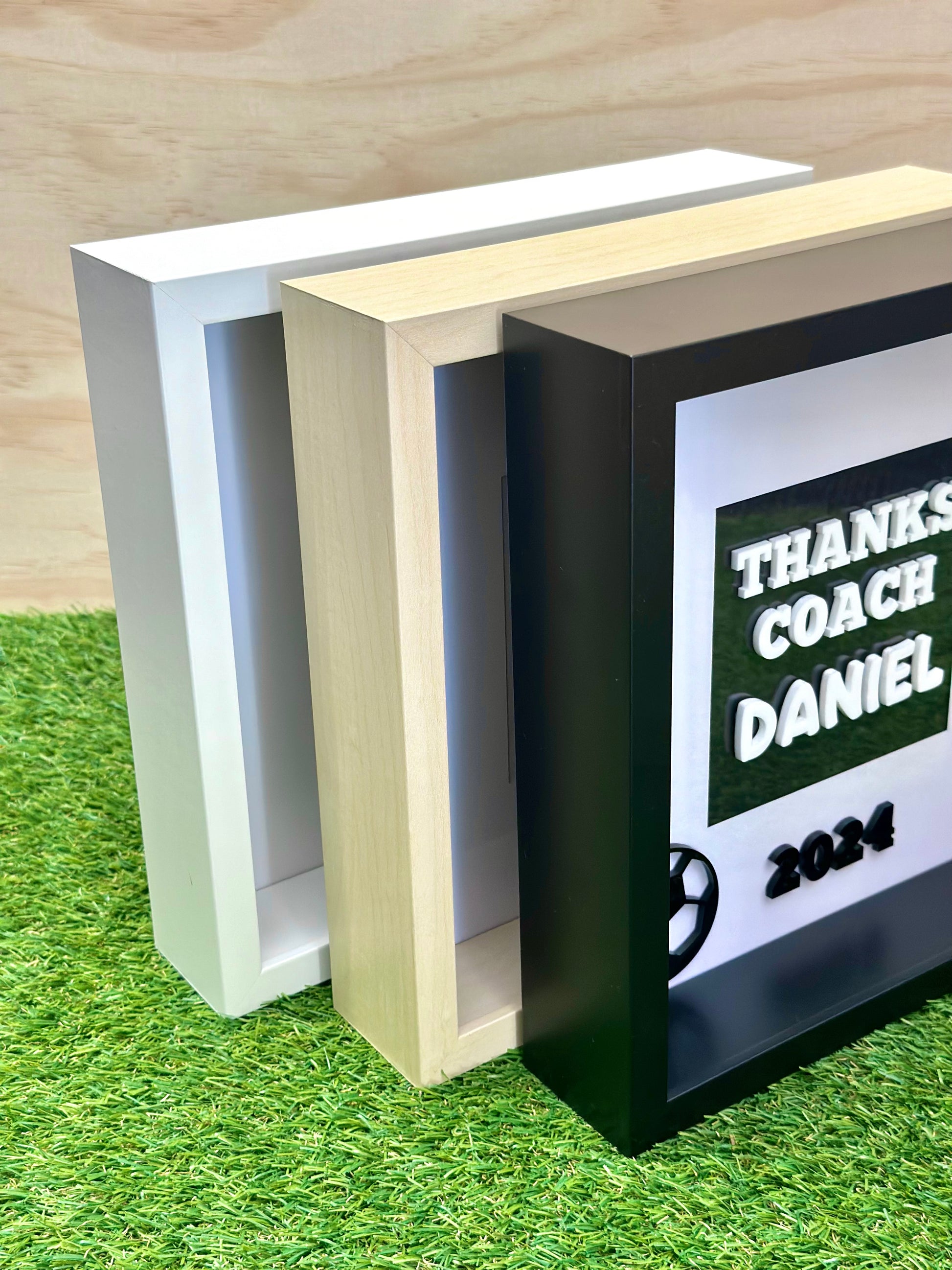 Personalised Signature Coach Frame Gift