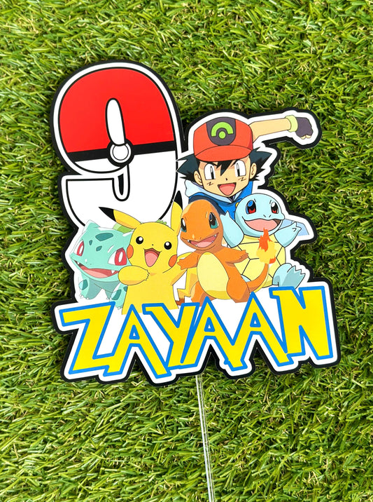 Pokemon #2 Personalised Cake Topper