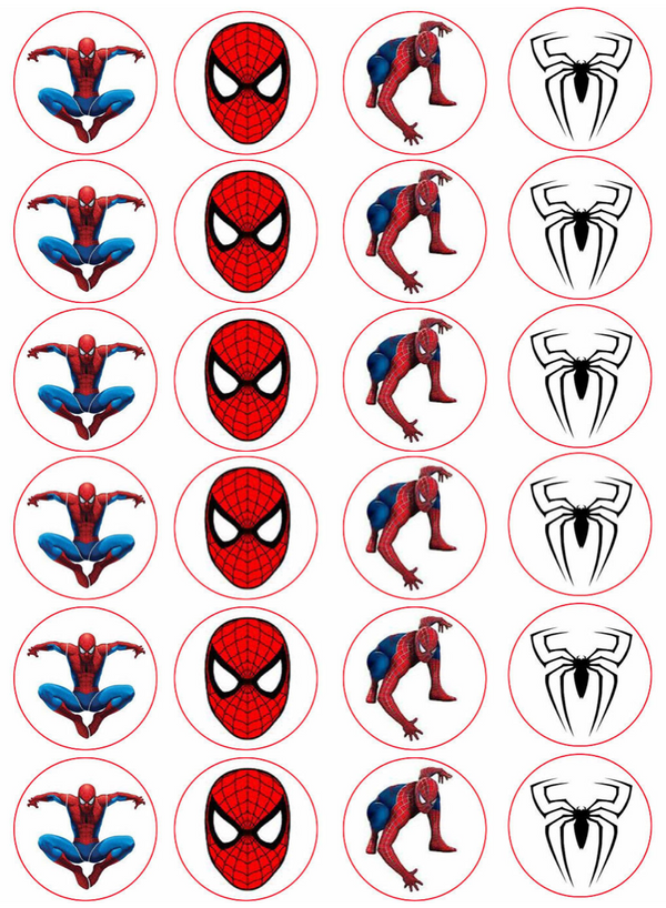 Spider-Man #1 Cupcake Edible Icing Image Toppers – Blissful Toppers