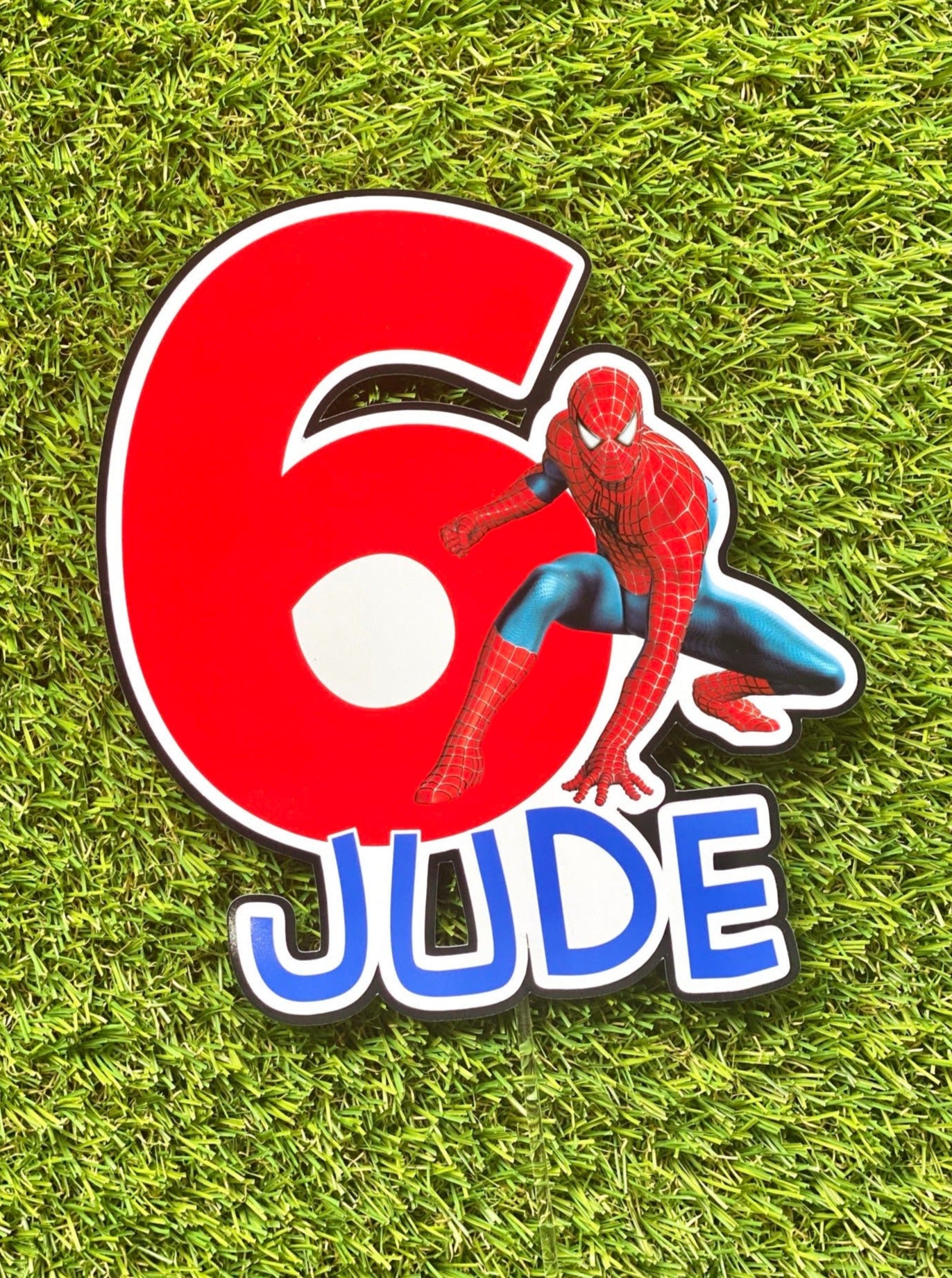 Spider-Man #2 Personalised Cake Topper