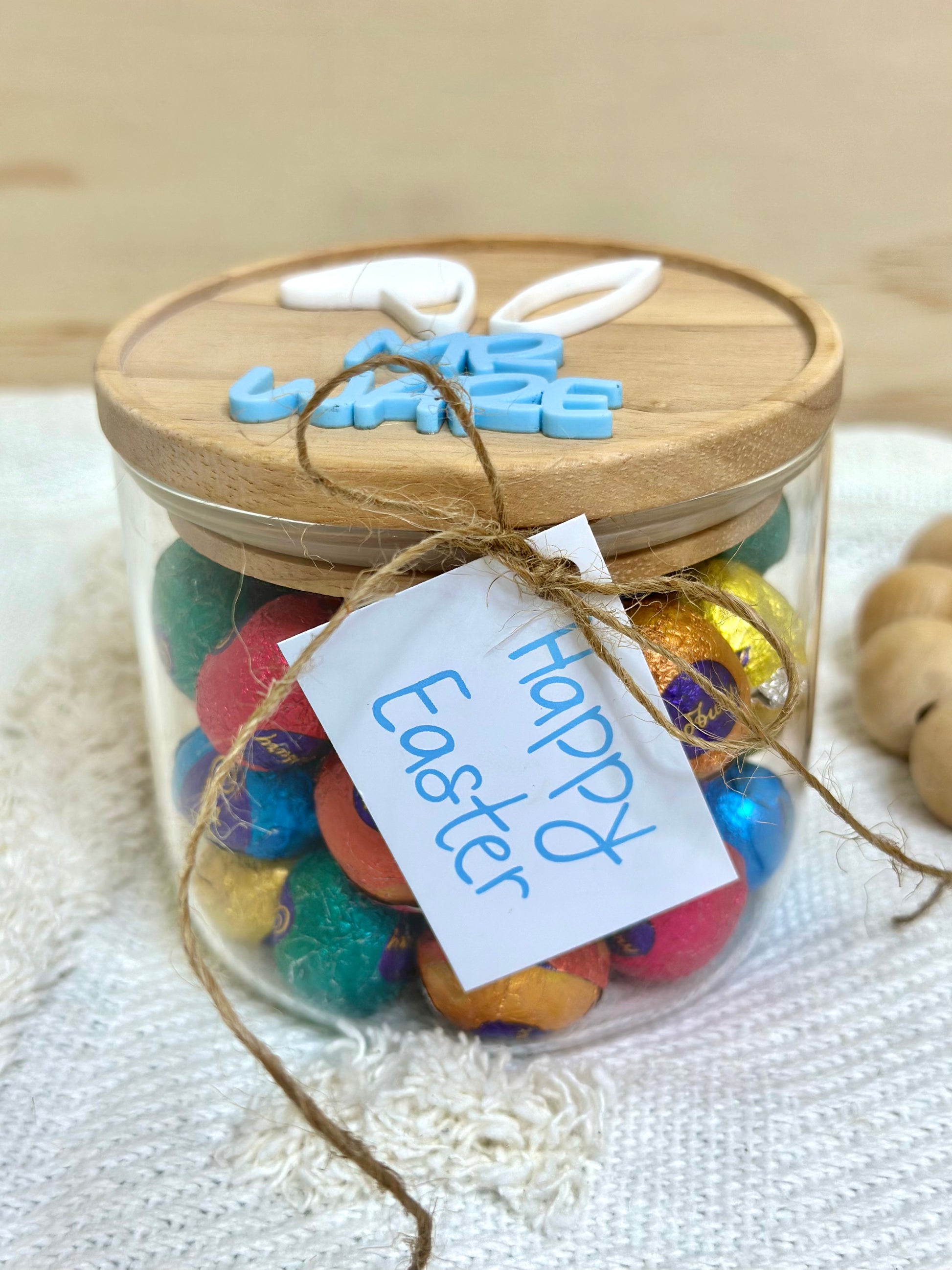 Teacher Easter Personalised Candy Treat Jar Gift