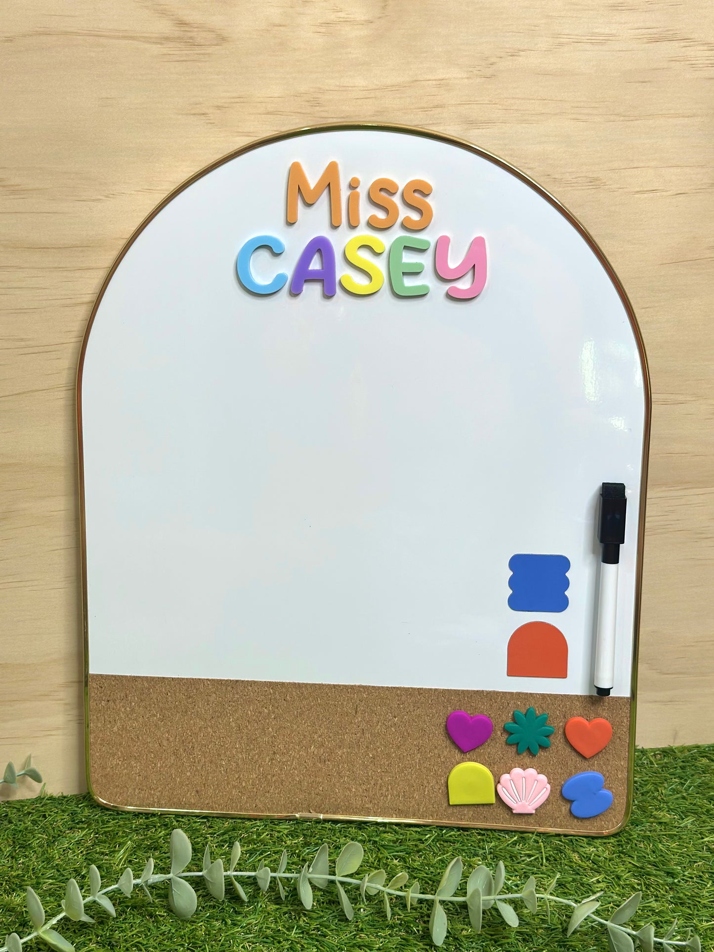 Teacher Personalised Magnetic Memo Whiteboard
