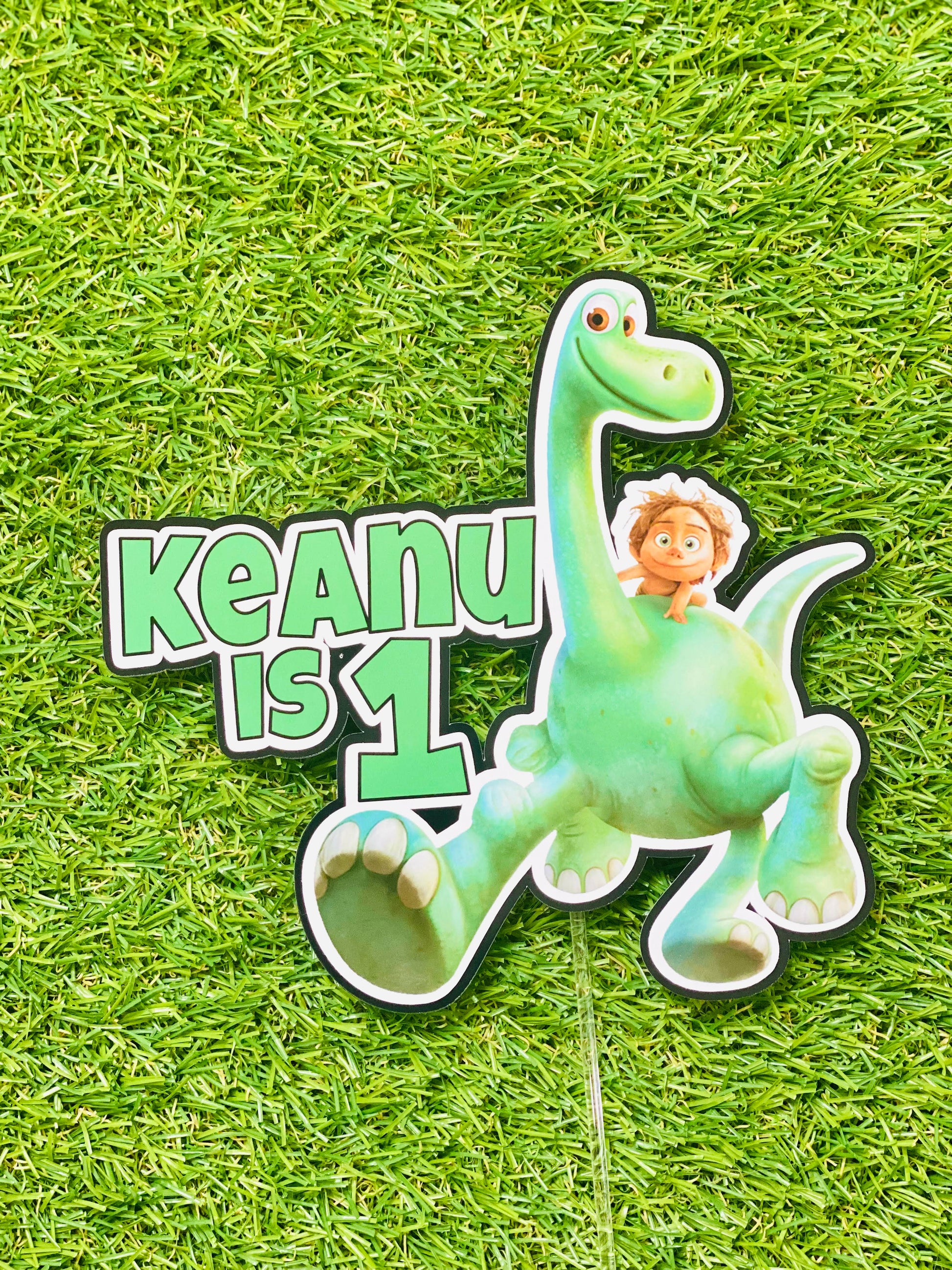 The Good Dinosaur Personalised Cake Topper