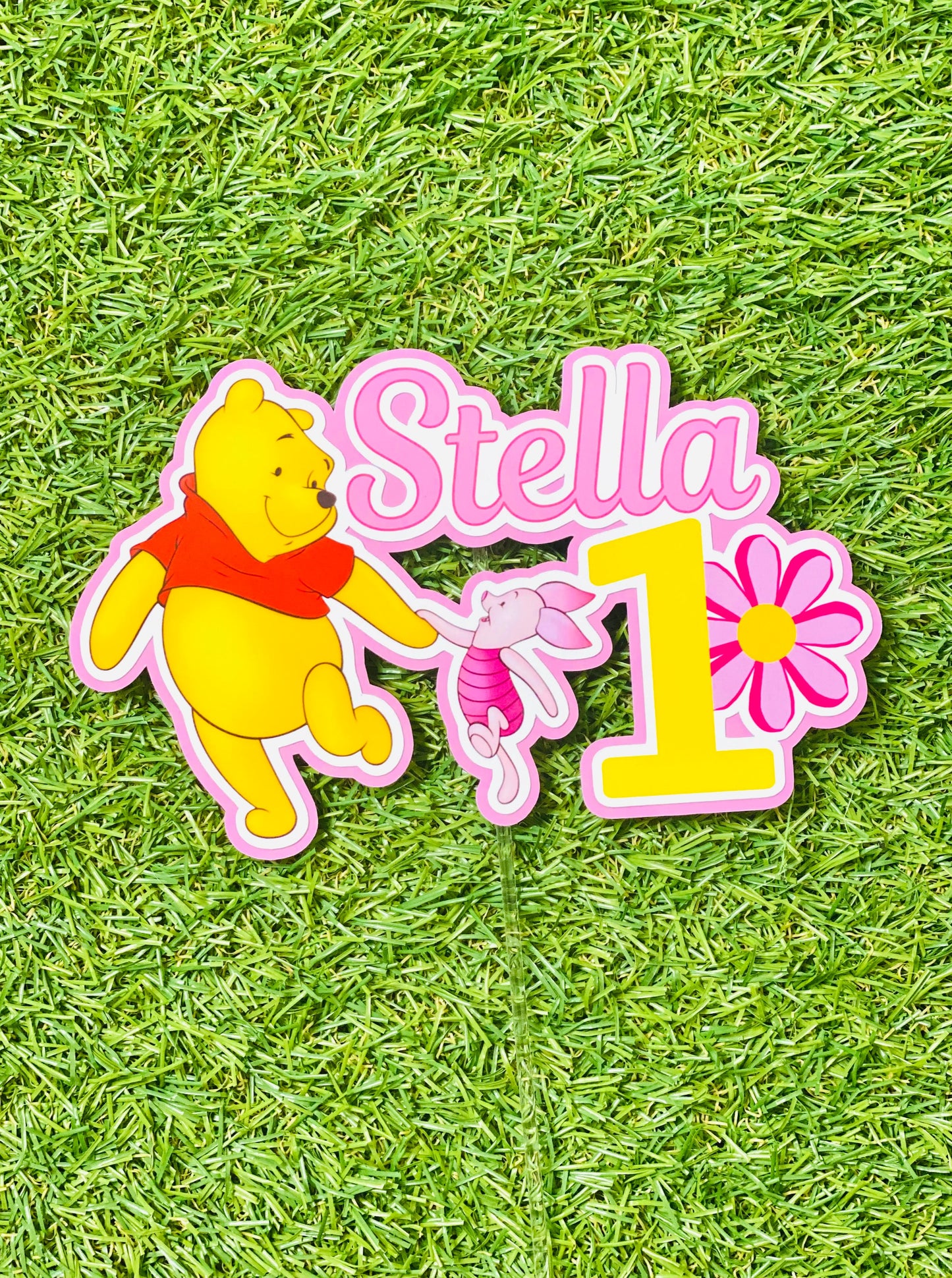Winnie the Pooh Personalised Cake Topper